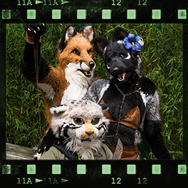 Eurofurence 2015 fursuit photoshoot. Preview picture of Alaea, Runo, Rynn